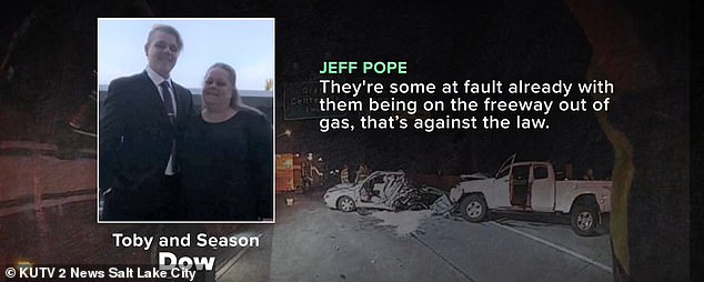 Jefferson Pope can be heard blaming the deceased while speaking on the phone with his daughter: 