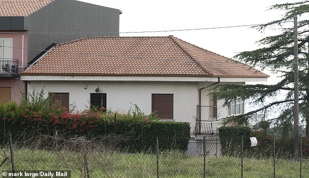 The home of Ms Bársony-Arcidiacono's mother, Beatrix, in Catania, Sicily