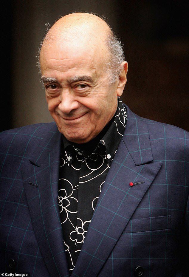 The late billionaire Mohamed Al-Fayed has been described as 