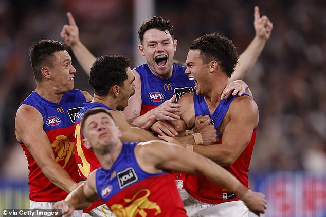 The Brisbane Lions booked their place in the AFL finals with a 10-point win over the Cats