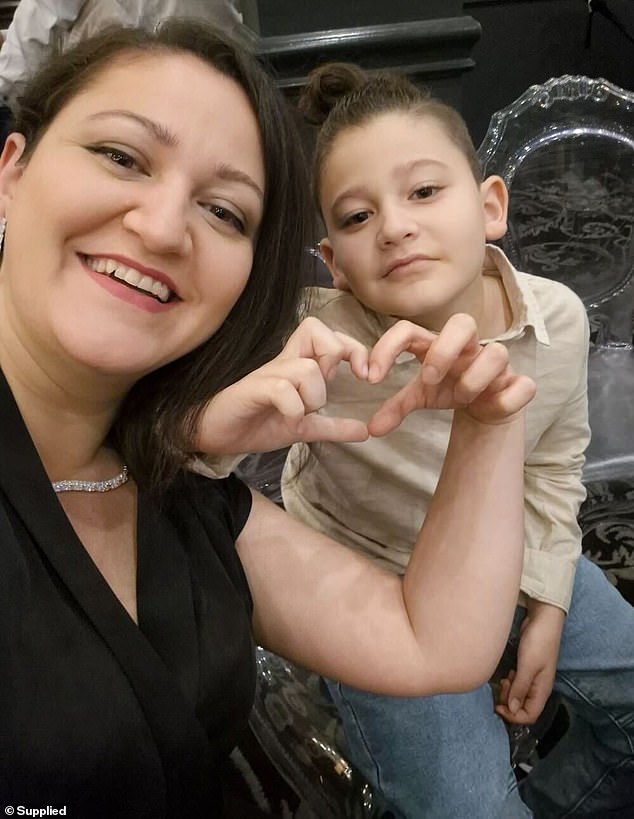 Gulsum Buket (left) with Yavuz (right) has used up all her sick days due to numerous medical appointments and has put her work on hold so she can be with her son as he battles bone cancer.