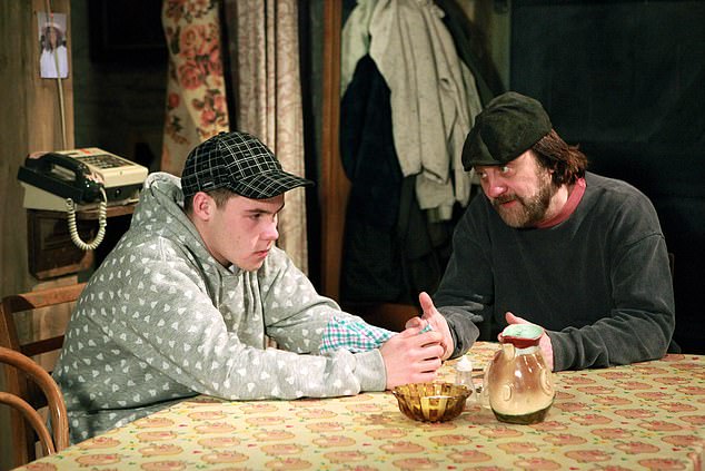 Steve's role in Emmerdale as Zak Dingle was only meant to be temporary, but he quickly became an integral character and was loved by fans of the show (pictured with Danny Miller, left).