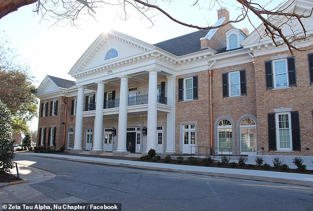 At the Alabama chapter of Zeta Tau Alpha (pictured), dues alone can cost around $30,000 a year.