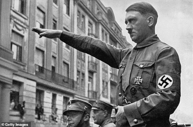 Adolf Hitler photographed in Munich in the spring of 1932