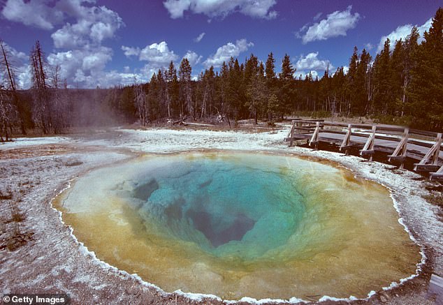 The Morning Glory captured in 1993, just two years after a team attempted to clean it.