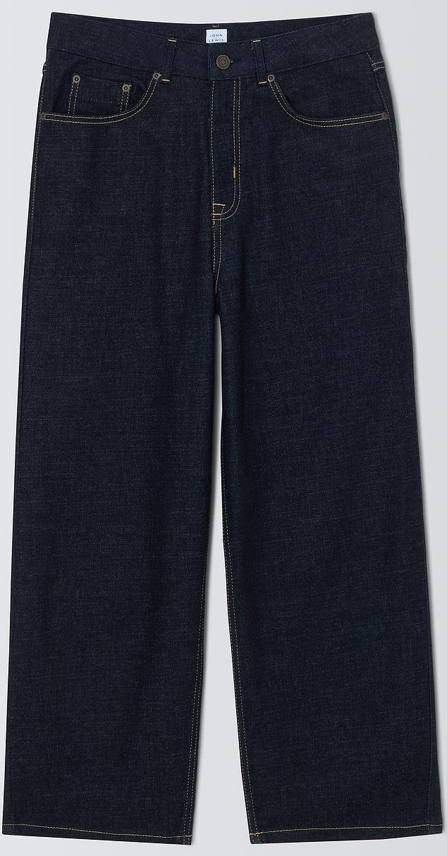 John Lewis Dark Indigo Straight Leg Jeans, £59, johnlewis.com