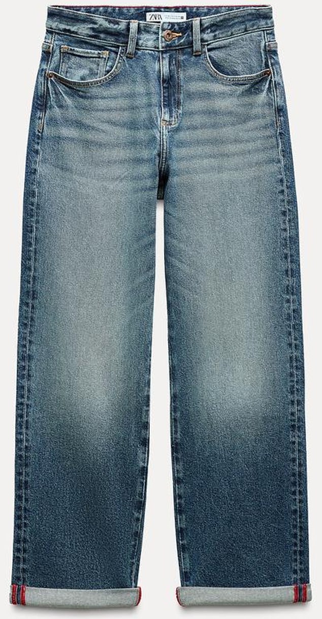 Relaxed fit straight leg jeans, £29.99, zara.com