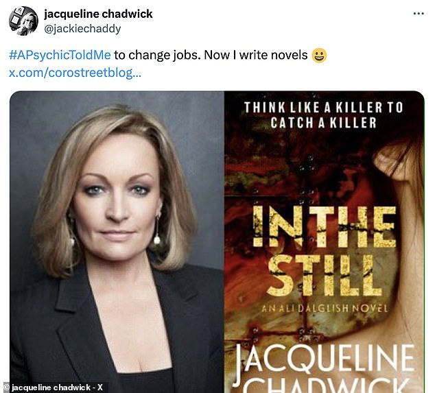 The beloved actress took to X, formerly Twitter, to share a photo of herself along with the cover of her latest book called In The Still.