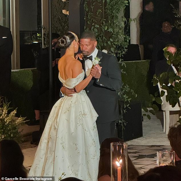 The 56-year-old Oscar winner also enjoyed a miraculous father-daughter dance with his 30-year-old girlfriend at their reception, 17 months after suffering a 