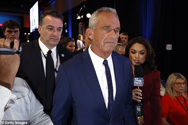 Max Himsl, a voter living in the United Kingdom, wanted to make his choice once the ballots were posted online at 8 a.m. Friday. Both Trump and now-outsider-of-the-race independent Robert F. Kennedy Jr. were listed on the ballot, but not the vice president.