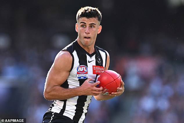 Collingwood's Nick Daicos has had a brilliant year and will be delighted with his chances.