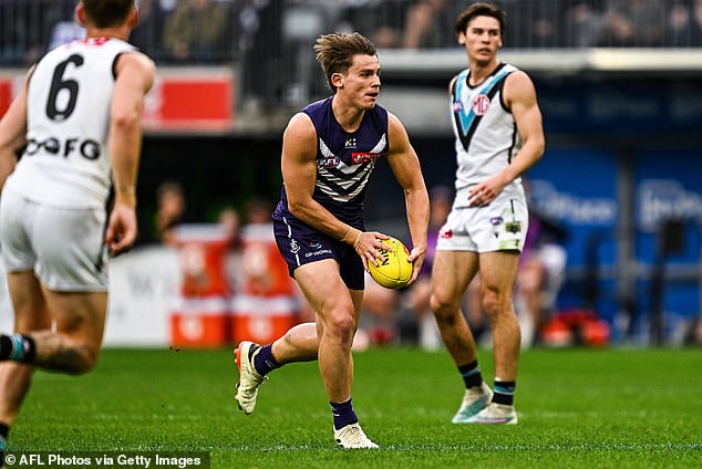 Some pundits have labelled Fremantle star Caleb Serong as a tough guy