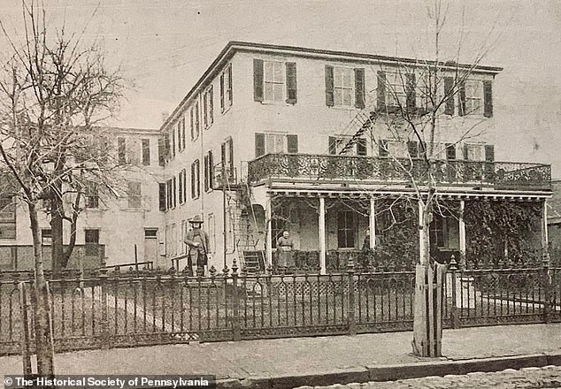 The property was long a communal living home called the Penn Asylum for Destitute Widows and Single Women, where widows could go after their husbands died.