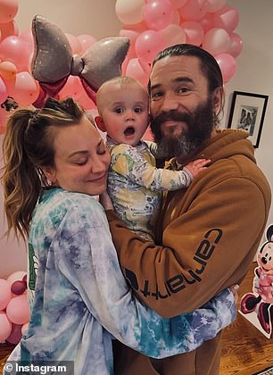 The Big Bang Theory and Tom Pelphrey have been busy with their first child, Matilda, now that she's mobile at 18 months old.