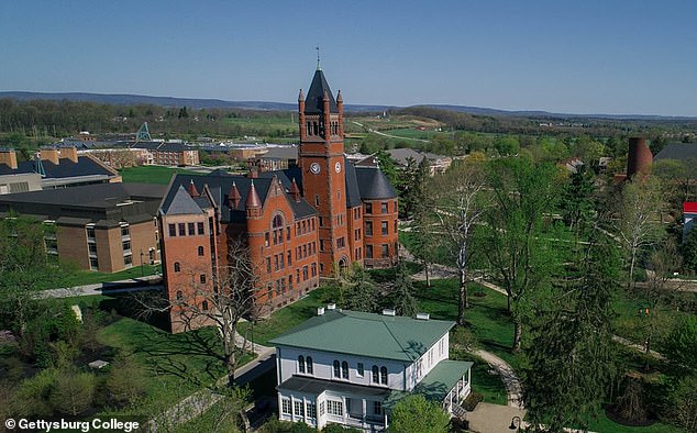 At least 2,200 students are enrolled at the private liberal arts school in Gettysburg, Pennsylvania.