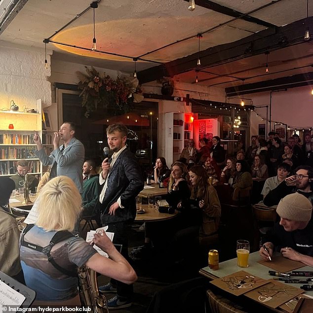 The Hyde Park Book Club (pictured) in Leeds offers a space to see emerging musicians and comedians while also finding something to read.