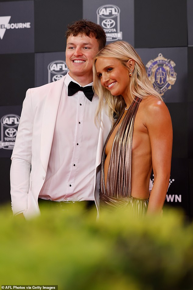 The couple made a stylish red carpet debut as they launched their romance in front of the cameras at the Crown