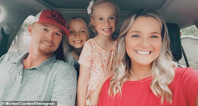 The 24-year-old fisherman (L, in May 7 photo), who was married to Anna from 2014 to 2017, has legal and physical custody of their eight-year-old daughter, Kylee Madison Cardwell (2nd R), and firmly believed the half-sisters should not be separated.