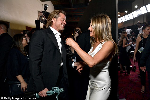 In recent years, Pitt and Aniston have appeared to be at peace, however, they even held hands and flirted a bit when they ran into each other at the SAG Awards in 2020.