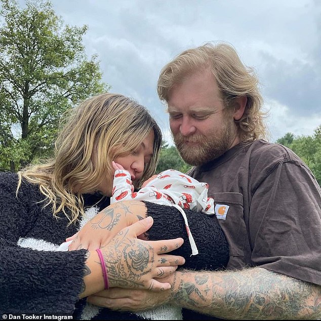 King and tattoo artist Tooker got engaged in October 2020 after a year-long romance and welcomed son Lucky Levi the following September.