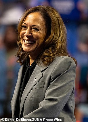 Vice President Kamala Harris in Madison, Wisconsin, on September 20