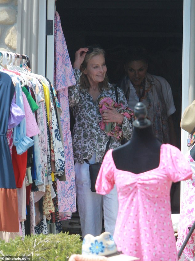 A new pop-up clothing store at The Big Yellow House in Summerland caught their attention with its colorful display of products near the parking lot.