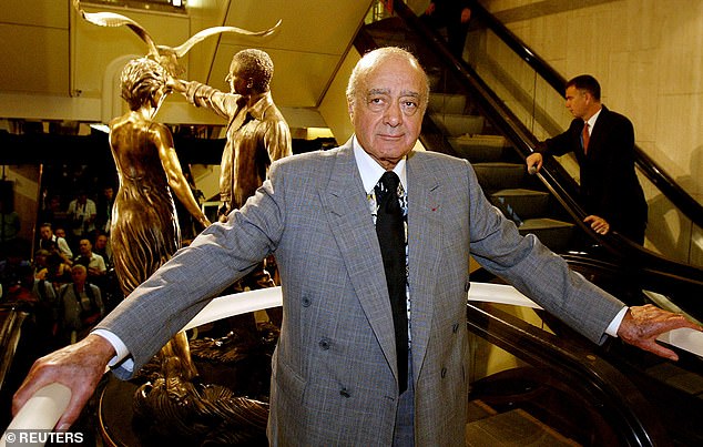 Al Fayed is accused of raping and assaulting several women during his time as owner of Harrods between 1985 and 2010.