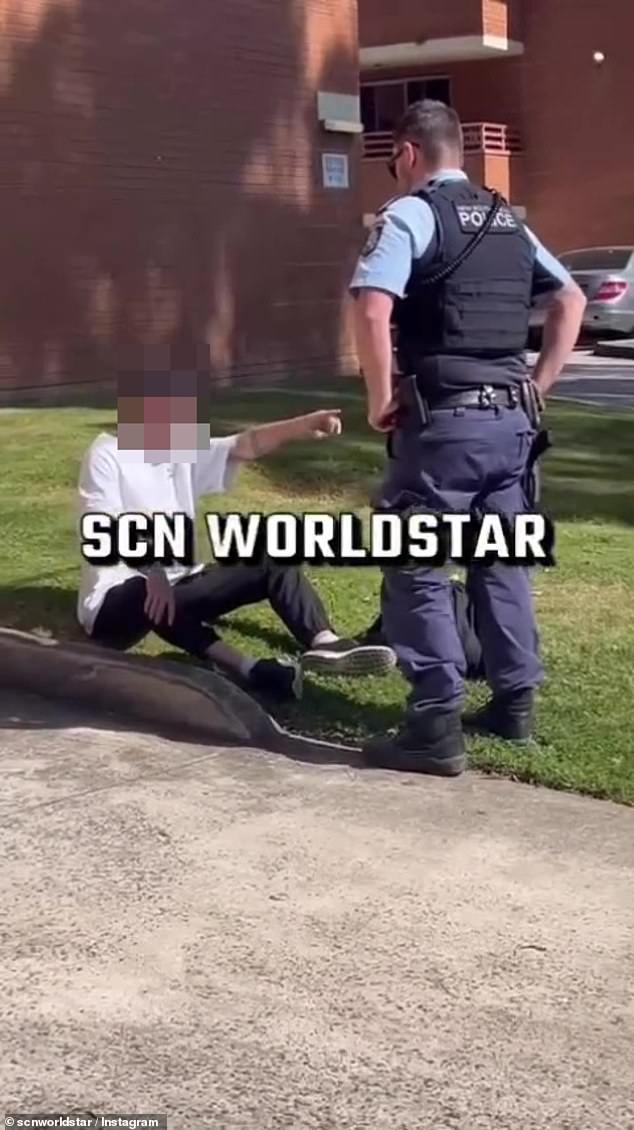 The alleged offender was questioned by a New South Wales Police officer.