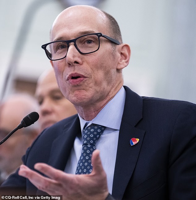 Chief Operating Officer Andrew Watterson, shown here testifying before the U.S. Senate at a 2023 hearing designed to strengthen airline operations, was the one who told employees the message.