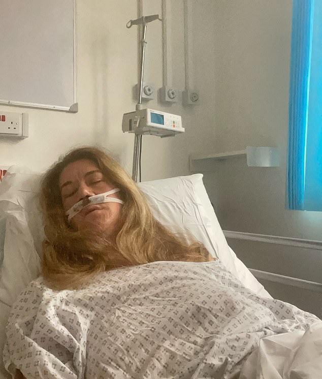 Louise underwent a five-hour operation to remove the tumour in May 2022, carried out by a neurosurgeon and an ear, nose and throat specialist working together.