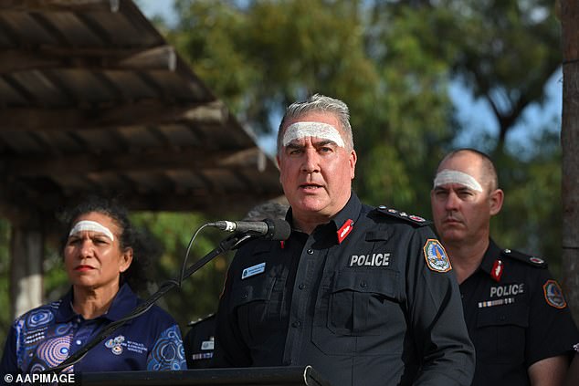 Northern Territory Police Commissioner Michael Murphy tendered an apology to First Nations people at the Garma Festival in the Northern Territory in August (pictured)