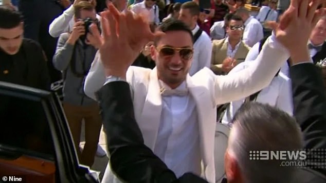 Mehajer's high-profile wedding (pictured) caused an uproar in his neighbourhood, triggering a petition to have him fired.