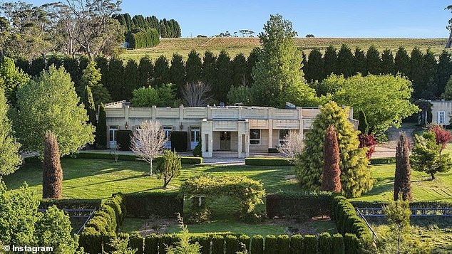 The family also recently put their four-bedroom, three-bathroom Bowral property up for sale.