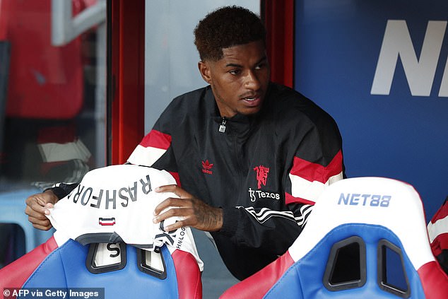 Rashford's lifestyle had been raised as a topic before the match against Crystal Palace