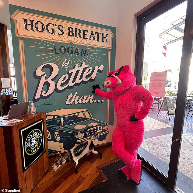 The iconic Australian restaurant chain has seen its stores across the country close permanently after facing financial pressures following the Covid-19 pandemic (Hog's Breath Cafe in Logan)