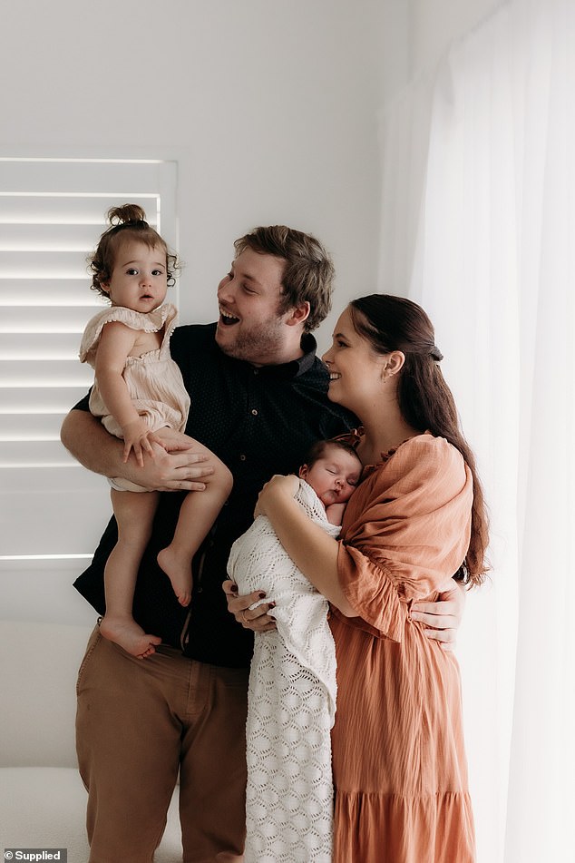 The Baker family (pictured) waited months and endured more than 10 tests before a doctor said Bella 