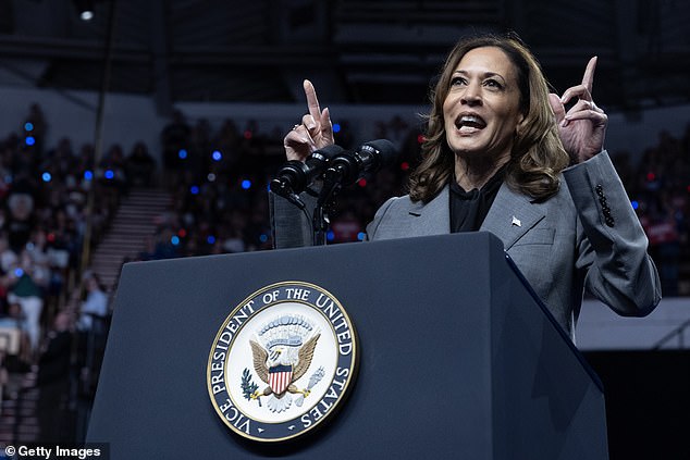 Vice President Harris identifies as Black because her mother is South Asian and her father is from Jamaica.