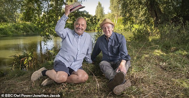 Mortimer & Whitehouse: Gone Fishing follows Bob and fellow comedian Paul Whitehouse (pictured, left and right respectively) as they embark on a fishing adventure around the UK.