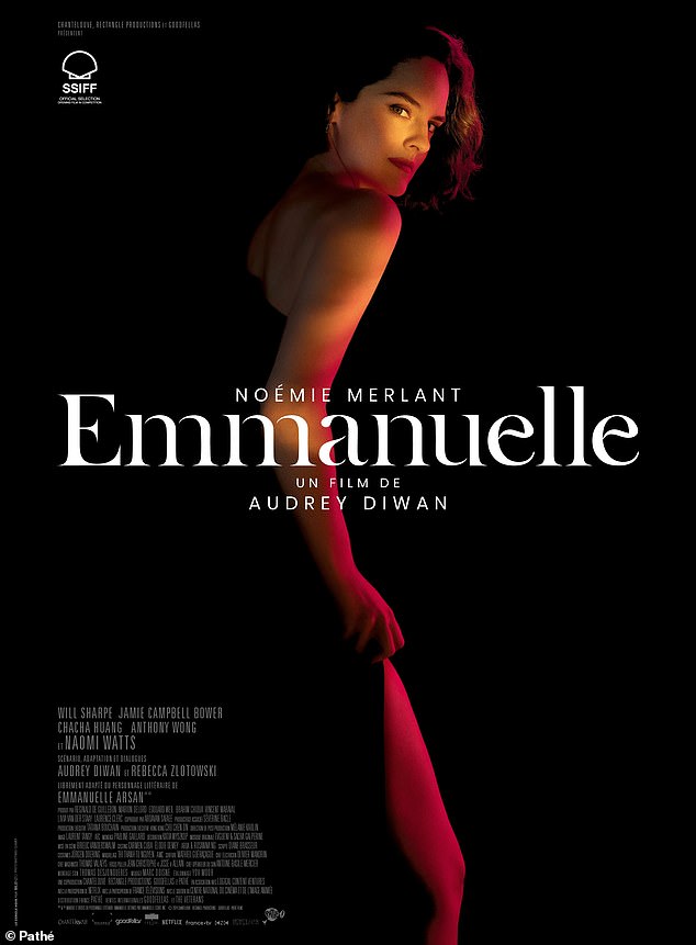 Poster for the 2024 adaptation of 'Emmanuelle', starring French actress Noemi Merlant