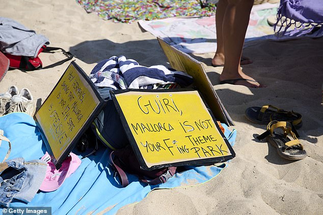 Activists who protested in August said they chose a beach in Palma because it is known for drunkenness and disorder.