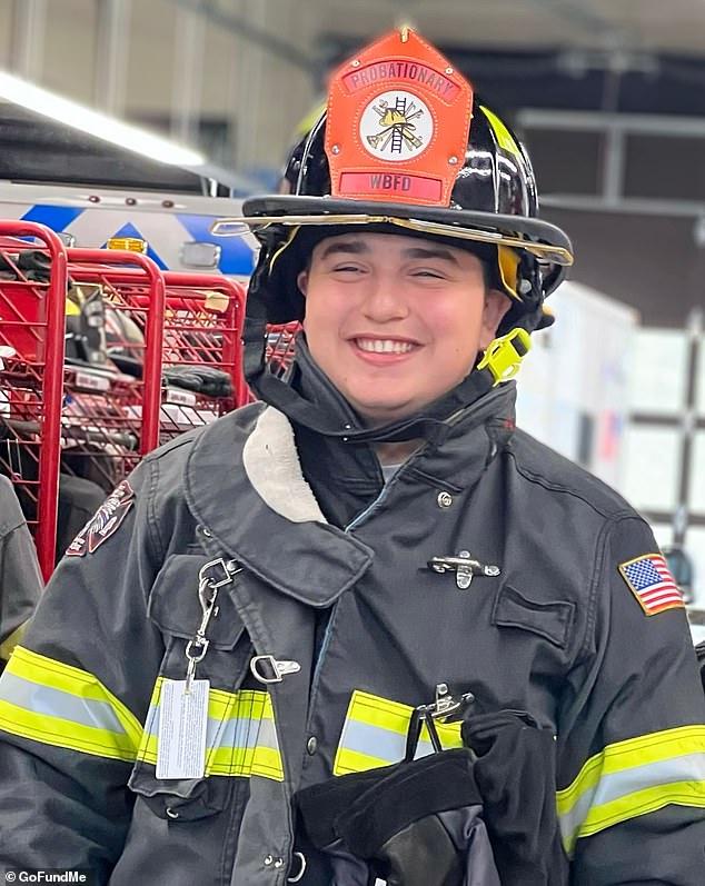 Austin has been a volunteer firefighter with the local department since 2023.