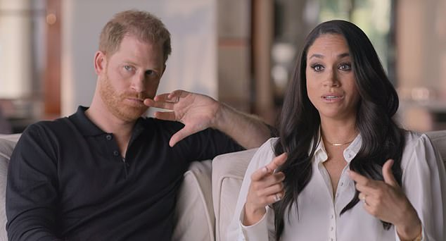 Meghan cries as online hate campaign against her and her relationship is recounted in her Netflix series