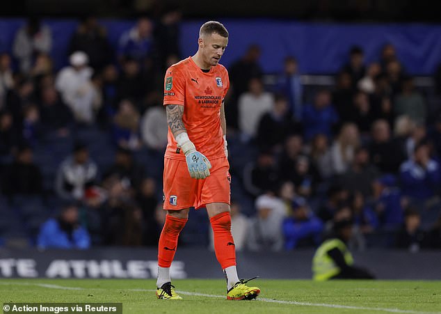 Farman was surprised by Nkunku late in the match, who calmly turned around and converted an empty goal.