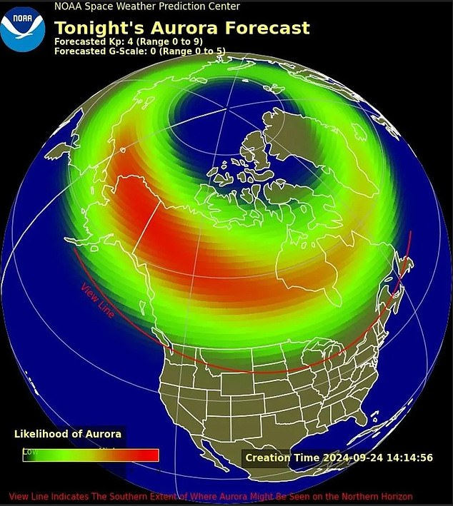 Storm G1 could bring a dazzling aurora to northern states on Tuesday and Wednesday night