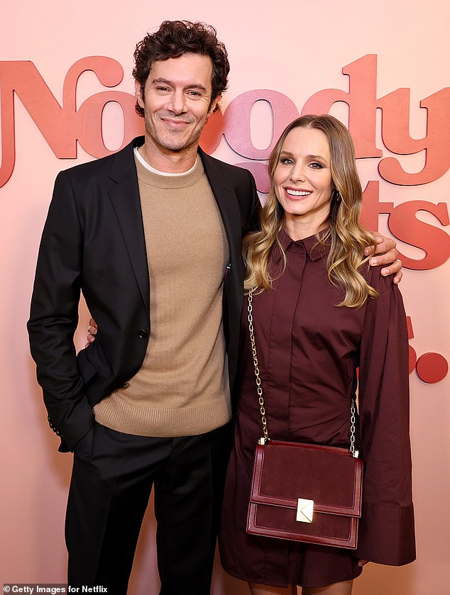 Nobody Wants This opens September 24 and co-stars Adam Brody; pictured Monday