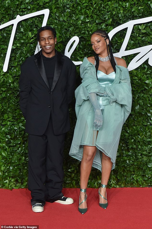 At the iconic event, which took place on December 2 at the Royal Albert Hall, the 36-year-old singer was joined by her beloved partner Asap Rocky as they posed for stunning snaps on the red carpet.