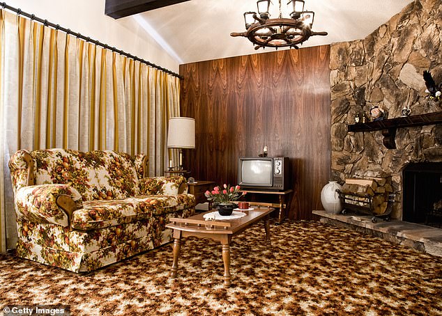 Not all of the 1970s trends are making a comeback, including boldly patterned carpets and wood-paneled walls.