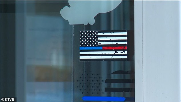 This came after the thin blue line stickers he placed outside the campus location sparked a backlash from the student body.