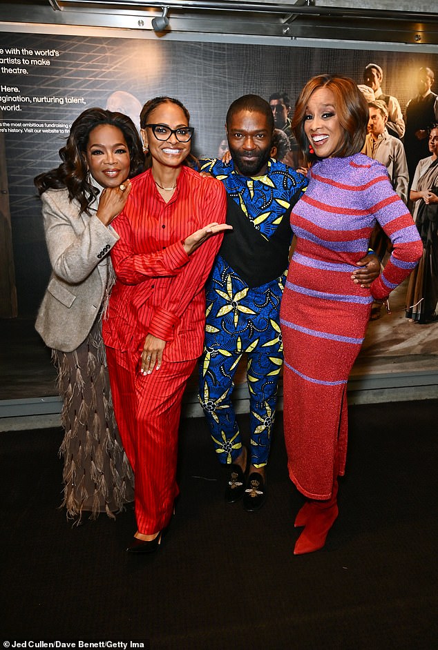 Filmmaker Ava Duvernay (known for working on Selma and When They See Us) also joined the trio for a snapshot.