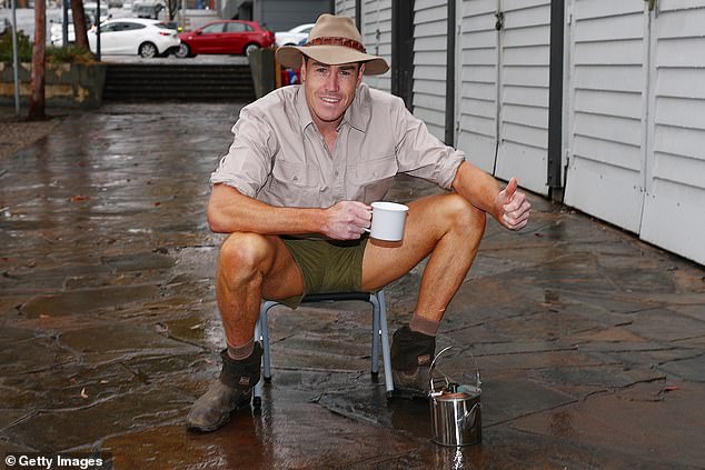 Geelong striker Jeremy Cameron imitated Russell Coight